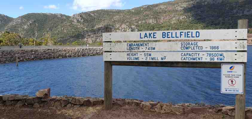Lake Bellfield Sign